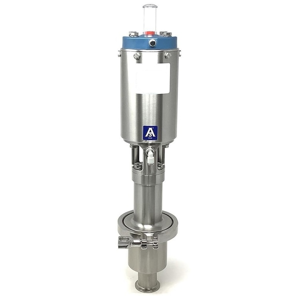C761TR21M20S15E316SP Seat Valve, Replace Tri-Clover Pt# C761TR-21M-20S-1.5-E-316